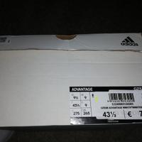 Sneakers Adidas pelle bianca  n 43  1/2