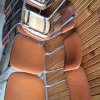 SEDIE FERRO CON IMBOTTITURA PELLE