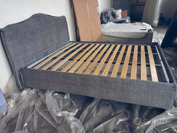 letto matrimoniale contenitore sfoderabile nuovo 