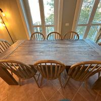 Tavolo da pranzo con 8 sedie