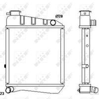 Radiatore Motore Austin Mini 850 - 1000 ARP1105