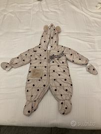 Tutina invernale piumino Brums 3 mesi bimba