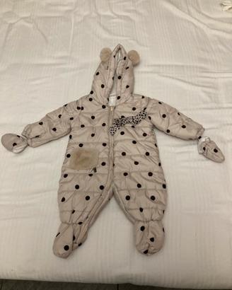 Tutina invernale piumino Brums 3 mesi bimba