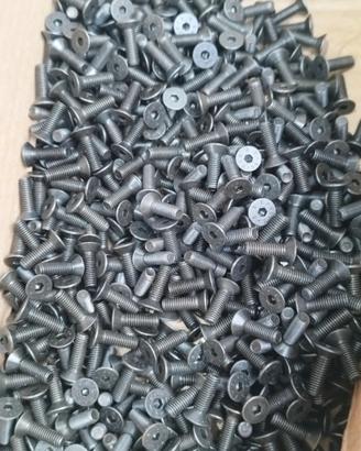 Vite M5x16mm testa svasata nero Inox