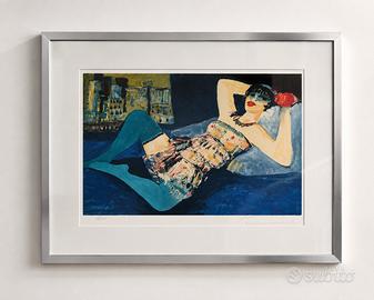 Salvatore Fiume Acquaforte Ballerina a New York
