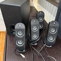 Impianto audio surround 5.1 usato logitech 140W