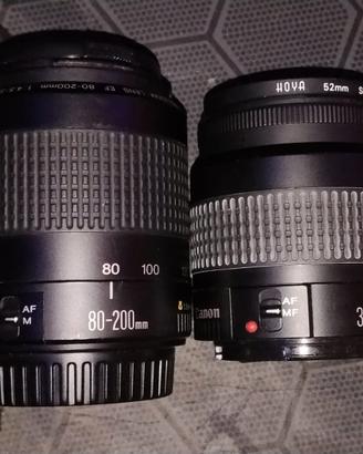 Obiettivi Canon EF 35-80mm + 80-200mm