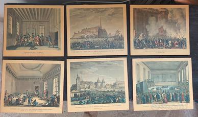 Stampe storiche rivoluzione francese