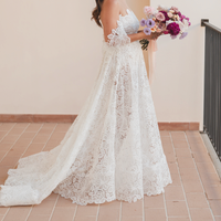 Abito da sposa in pizzo Andrea Sedici – modello un