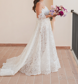 Abito da sposa in pizzo Andrea Sedici – modello un