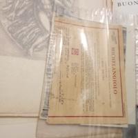 incisioni in rame con tutta la documenMichelan. B.
