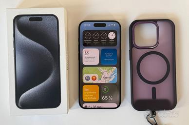 Iphone 15 pro, 256 gb Blue Titanium