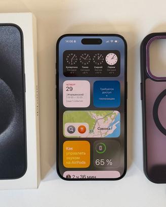 Iphone 15 pro, 256 gb Blue Titanium