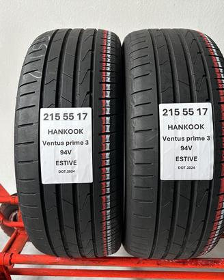 2 gomme 215 55 17 HANKOOK