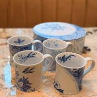 Rosanna Inc. -Beach Cottage- set 4 Mugs NUOVO