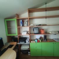 Mobile Scaffale/libreria con scrivania
