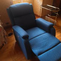 Poltrona reclinabile con poggia piedi elettrica