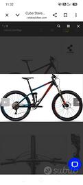 Mtb cube stereo enduro  misura M 27.5 pollici