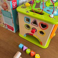 GIoco Cubo Hape in Legno Multiattività 12- 24 mesi