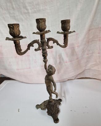 Portacandele tre fiamme vintage
