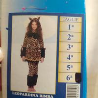 Vestitino carnevale bimba LEOPARDINA BABY 6 anni