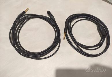 Coppia cavi bilanciati Van Damme 4 Metri TRS xlr