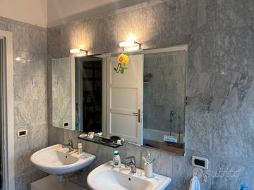 Specchio per doppio lavello marca Antonio Lupi