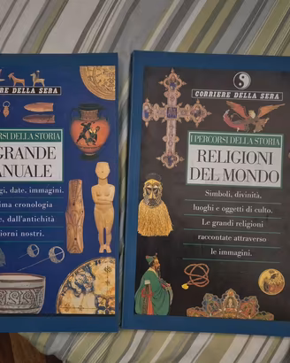Lotto 2 Libri "I Percorsi della Storia" 