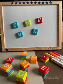 Lavagna da tavolo double face 4 in 1