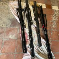 4 Porta bici per portapacchi tetto auto