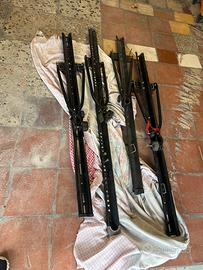 4 Porta bici per portapacchi tetto auto