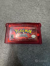 Pokemon ruby (rubino) originale USA raro