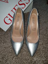Scarpe decollete Guess 39 argento