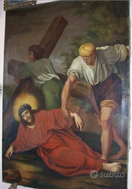 Dipinto su tela antico grande