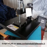 Pressa a caldo per applicare termoadesivi