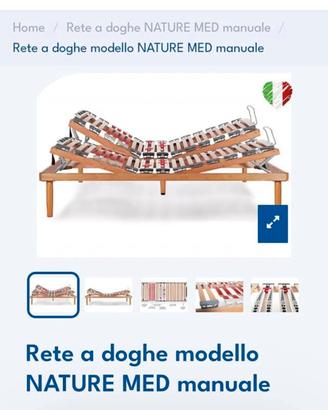 reti in doghe reclinabile 