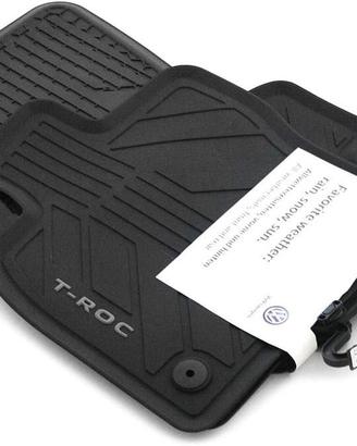Tappetini Originali T-Roc in gomma.