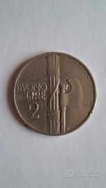 Moneta 2 lire buono 1926 regno