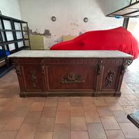 Bancone  antico farmacia  del 1800