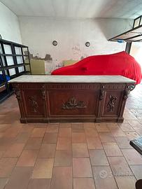 Bancone  antico farmacia  del 1800