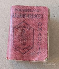 mini vocabolario 1939, magnesia San Pellegrino