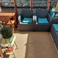 divano poltrona sedia da giardino