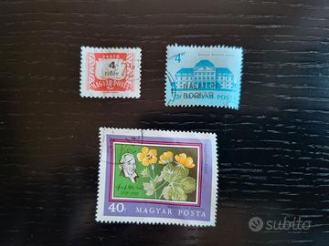 Lotto 3 Francobolli Ungheria (Magyar Posta)