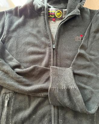 Maglione Mistral verde zip