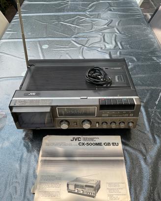 JVC CX-500ME radio-TV-cassette portatile