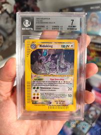 Nidoking Holo Aquapolis BGS 7.5 Crystal