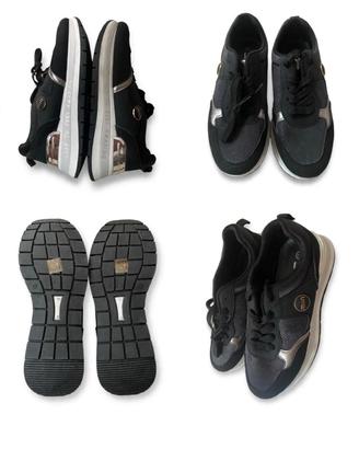 Sneakers Platform Nere 41 Chunky Glitter