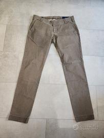 Pantalone uomo Entre Amis beige TG 49 regolare fit