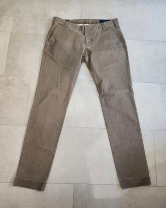 Pantalone uomo Entre Amis beige TG 49 regolare fit