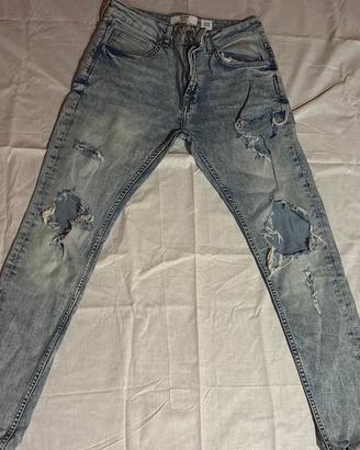 Jeans azzurro chiaro bershka